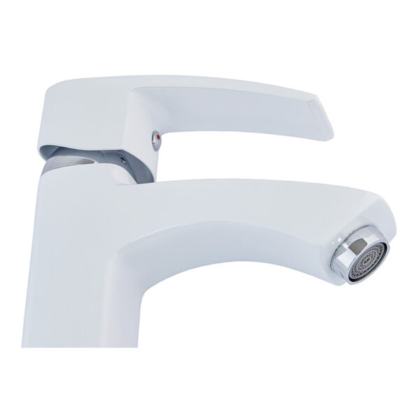 Змішувач для умивальника Mixxus Magnum 001 (Nut) White-Chrome (MI6201) — изображение 2